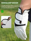 Men & Women’s Golf Glove - Premium Cabretta Leather (Soft Touch), Breathable Mesh, Non-Slip Palm Lift Grip