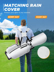 7-Way Full-Length Dividers Golf Bag, 900D Weather-Resistant Fabric & Cooler Pockets