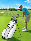 7-Way Full-Length Dividers Golf Bag, 900D Weather-Resistant Fabric & Cooler Pockets