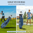 Lightweight Golf Stand Bag - 4-Way Dividers for Organized Clubs + 4 Pockets for Extra Storage