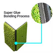 Foldable Heavy-Duty Golf Hitting Mat, Practice Mat with 10mm EVA Rubber Backing, Swing Chipping Dual-Turf Practice Mat