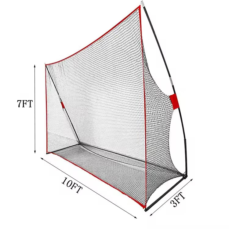 Premium Golf Practice Hitting Net – Large Size for Indoor/Outdoor, Includes Golf Cut Rod