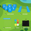 Golf Bucket Chipping Game – Ultimate Portable Set for Backyard, Outdoor & Beach Use