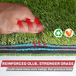 Foldable Heavy-Duty Golf Hitting Mat, Practice Mat with 10mm EVA Rubber Backing, Swing Chipping Dual-Turf Practice Mat