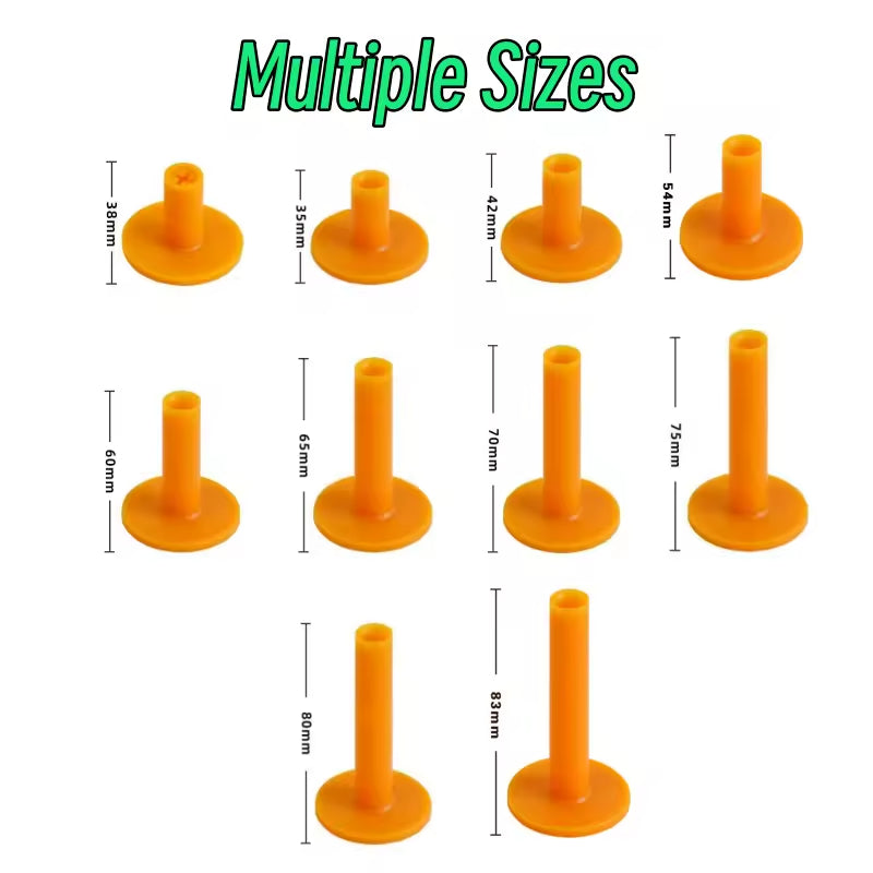 High Quality Rubber Golf Tees Range Golf Tee for Driving Range Mats Practice