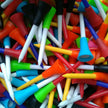 Premium Dual-Layer Rubber Golf Tees - Bestseller Manufacturer Stock (Golf Course Accessories)