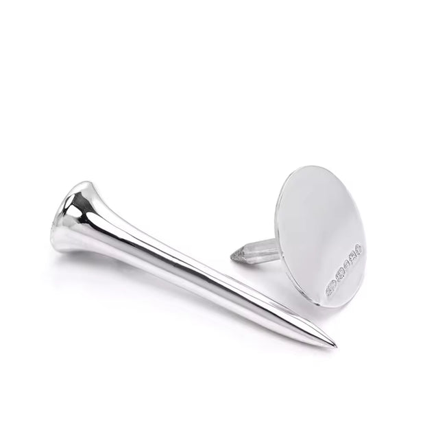 Golden or Silver Metal Golf Tee Popular Style Golf Zinc Alloy Golf Spike Supplies