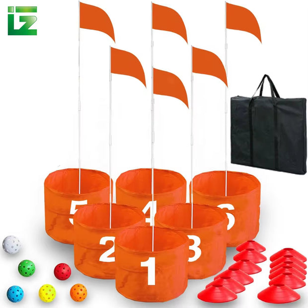 Golf Bucket Chipping Game – Ultimate Portable Set for Backyard, Outdoor & Beach Use