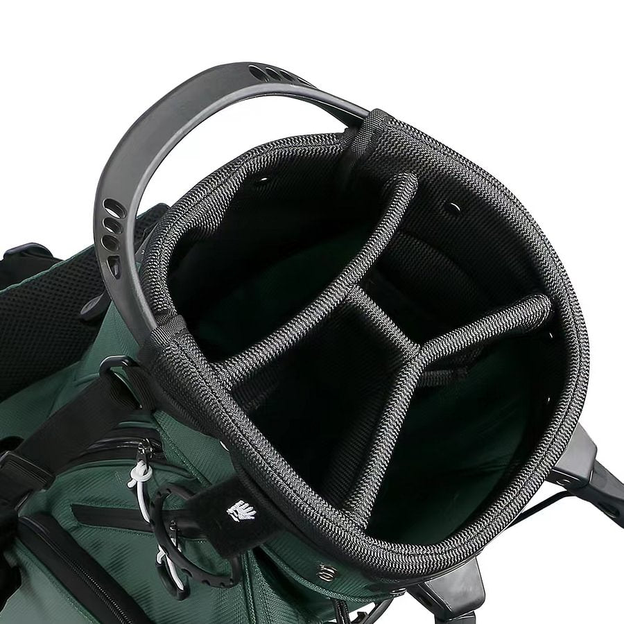 Golf Club Stand Bag - Durable Foldable, Large Capacity, Waterproof, with 4 Dividers & 7 Pockets