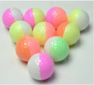 High-Quality Colorful Crystal 3 Pieces Long Distance Urethane Tournament Golf Balls for Indoor Outdoor Competition