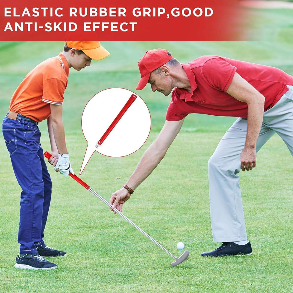 Double-sided High-quality Adjustable Golf Putter Training AIDS Alloy Golf Clubs Mini Golf Putter with 6 Balls.