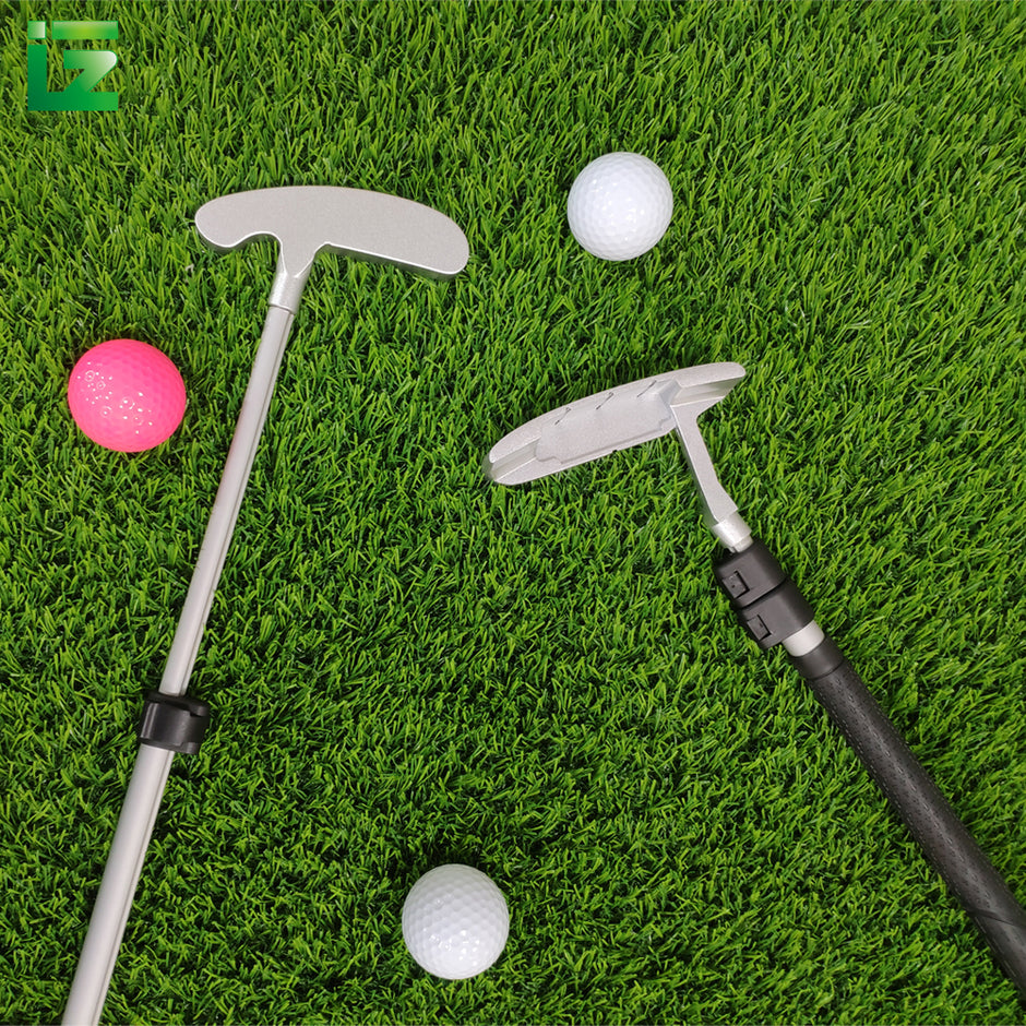 Double-sided High-quality Adjustable Golf Putter Training AIDS Alloy Golf Clubs Mini Golf Putter with 6 Balls.
