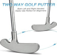 Double-sided High-quality Adjustable Golf Putter Training AIDS Alloy Golf Clubs Mini Golf Putter with 6 Balls.