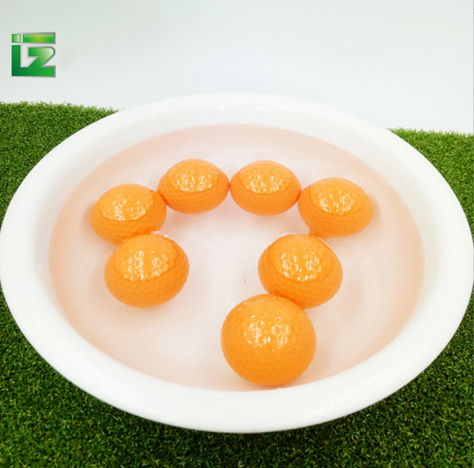 High Quality 2 Layers Lightweight Floating Surlyn Practice Golf Balls for Indoor Outdoor Training Aids