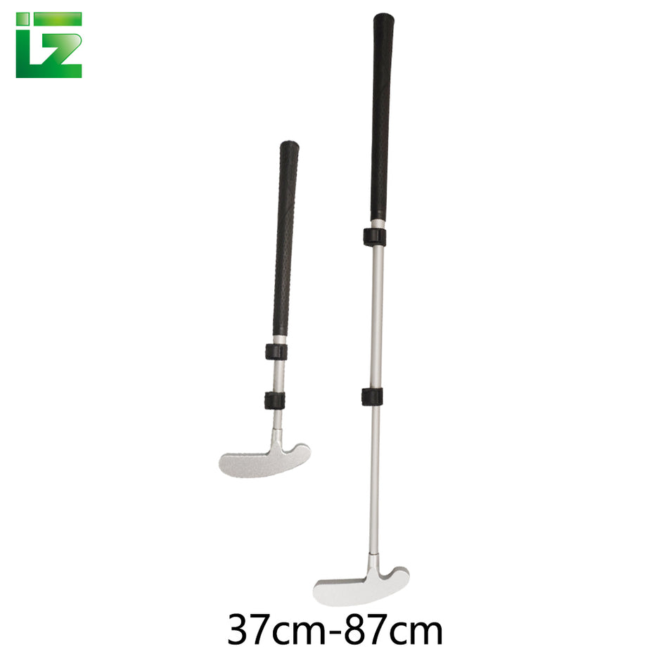Double-sided High-quality Adjustable Golf Putter Training AIDS Alloy Golf Clubs Mini Golf Putter with 6 Balls.