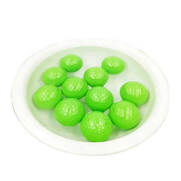 High Quality 2 Layers Lightweight Floating Urethane Practice Golf Balls for Indoor Outdoor Training Aids