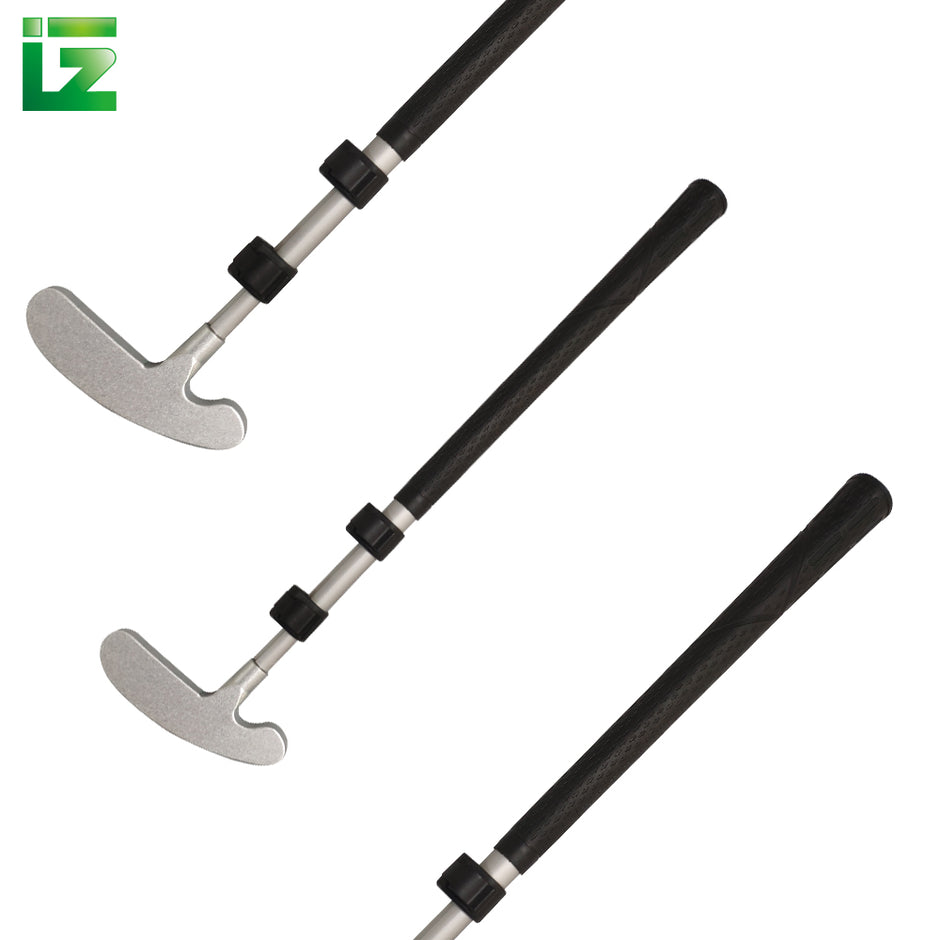 Double-sided High-quality Adjustable Golf Putter Training AIDS Alloy Golf Clubs Mini Golf Putter with 6 Balls.
