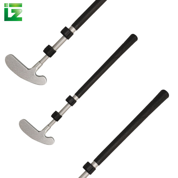 Double-sided High-quality Adjustable Golf Putter Training AIDS Alloy Golf Clubs Mini Golf Putter with 6 Balls.