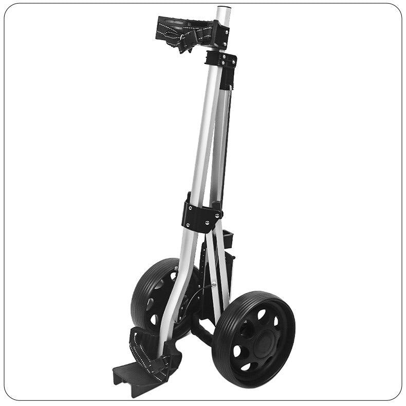 2 Wheels Golf Trolley, 2 Wheels Golf Buggy, Golf Push Carts Aluminum Alloy Golf Trolley