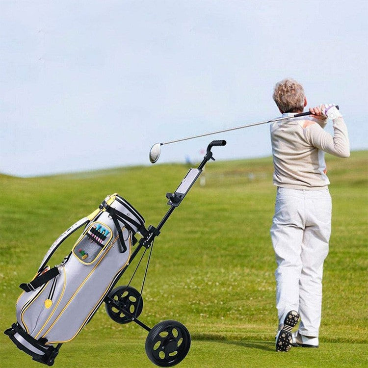 2 Wheels Golf Buggy, 2 Wheels Golf Trolley, Golf Push Carts Iron Golf Trolley