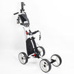 4-Wheel Golf Bag Cart for Golf Courses - Aluminum Alloy Material + Foldable, Space-Saving Golf Hand Cart for Storage