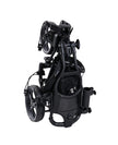 Foldable Aluminum Alloy 3-Wheel Golf Bag Cart - Lightweight Golf Hand Cart for Effortless Pushing on the Course