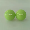 Two Pieces Colorful Long Distance Bright Glow Luminous Surlyn Practice Golf Balls for Outdoor Night Sports
