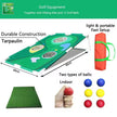 2-in-1 Outdoor Golf Training Aid Combo – Chippo Target Boards, Chipping Mats & Practice Balls