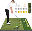 Dual-Turf Golf Mat,Golf Hitting Mats Practice Outdoor Indoor Golf Training Swing Chipping Mat