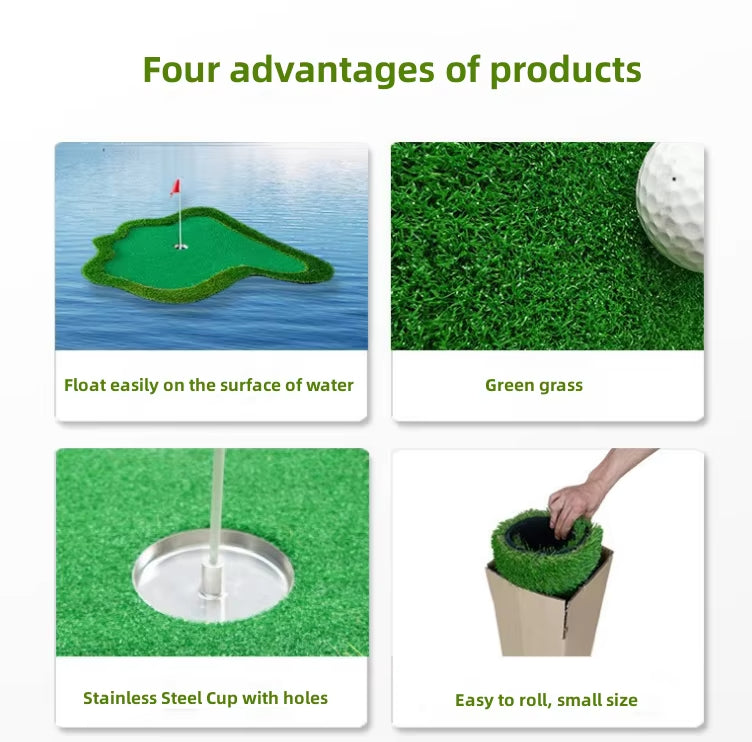 Mini High-Quality Golf Putter Mat – Indoor Use with Eco-Friendly Simulated Turf