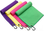 Quick-Dry Reusable Microfiber Golf Towel – Soft Touch for Clubs, Sweat-Proof for Golfers
