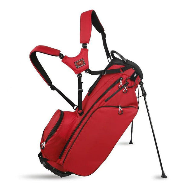 Golf Club Stand Bag - Durable Foldable, Large Capacity, Waterproof, with 4 Dividers & 7 Pockets