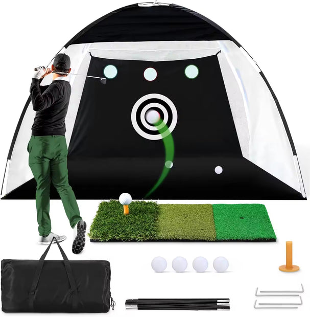 High Quality Portable Training Golf Net Outdoor Practice Golf Hitting Net for Backyard Driving