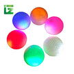 Colorful Long Time Bright LED Glow in the Dark 3 Layers Long Distance Surlyn Practice Golf Balls for Night Sports