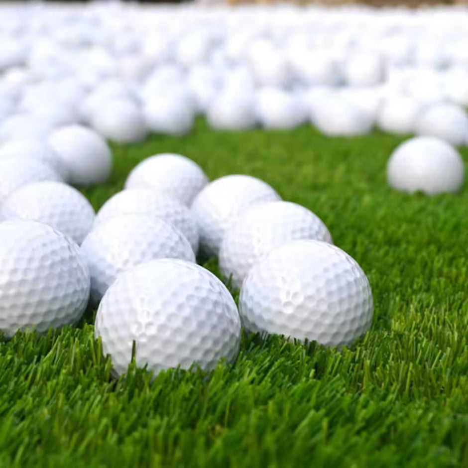 Colorful Top Quality Durable 2 Pieces Long Distance Urethane Practice Golf Balls for Indoor Outdoor Training