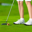 High Quality Gold and Silver 2 Pieces Urethane Plated Color Practice Golf Balls for Promotional Gifts
