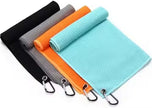 Quick-Dry Reusable Microfiber Golf Towel – Soft Touch for Clubs, Sweat-Proof for Golfers