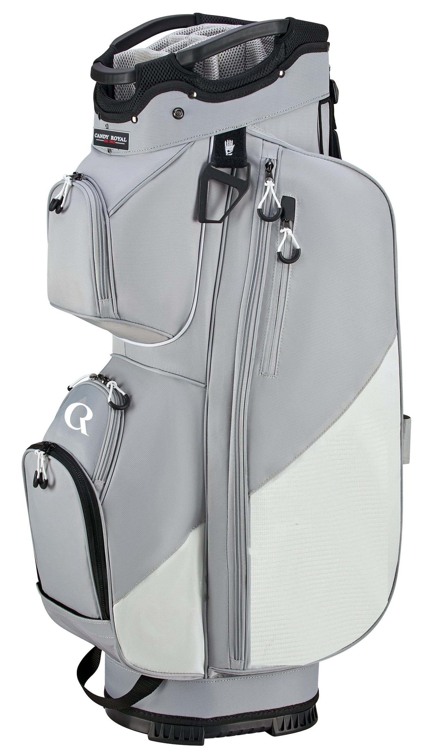 Golf Club Stand Bag, Durable Foldable Large Capacity Waterproof with 14 Dividers 6 Pockets