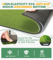 ‎Dual Turf Golf Hitting Mat, Alignment of Approach Aid Practice Golf Mats, Outdoor Golf Training Swing Chipping Mat