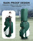 Golf Club Stand Bag, Durable Foldable Large Capacity Waterproof with 14 Dividers 6 Pockets