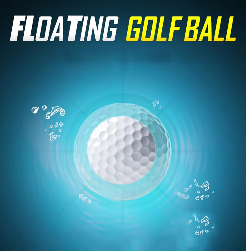 High Quality 2 Layers Lightweight Floating Urethane Practice Golf Balls for Indoor Outdoor Training Aids