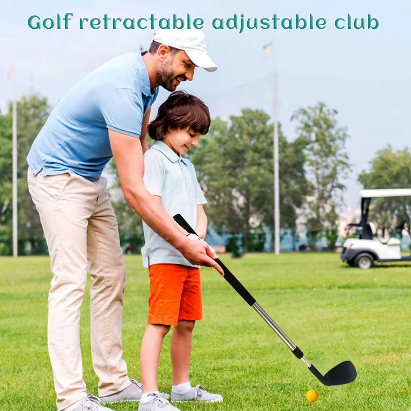 Golf Putter Practice Clubs Hot Selling Beginner's Set for Children Right Handed Wood Plastic Clubs Rubber Grip