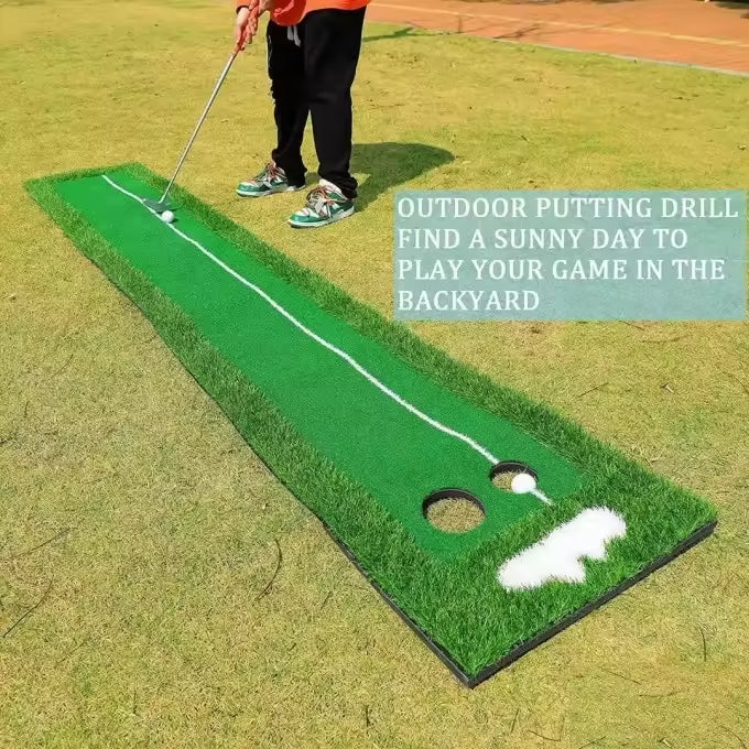 Mini High-Quality Golf Putter Mat – Indoor Use with Eco-Friendly Simulated Turf
