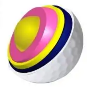 Professional 5 Pieces Durable Long Distance Urethane Tournament Golf Balls for Outdoor Competition